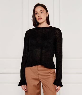 Sweter damski zimowy Pinko ze sklepu: Gomez Fashion Store w kategorii: Swetry damskie - zdjęcie 874714-BD9-10338_PI245W000081099