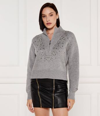 Sweter damski Pinko ze sklepu: Gomez Fashion Store w kategorii: Swetry damskie - zdjęcie 874714-BD9-10338_PI245W000083217