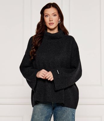 Sweter damski na zimę Pinko ze sklepu: Gomez Fashion Store w kategorii: Swetry damskie - zdjęcie 874714-BD9-10338_PI245W000085990