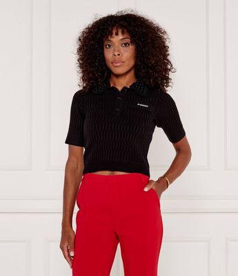 Pinko - Bluzka damska na wiosnę ze sklepu: Gomez Fashion Store w kategorii: Bluzki damskie - zdjęcie 874714-BD9-10338_PI245W000089099