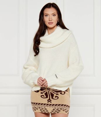 Sweter damski na zimę Pinko ze sklepu: Gomez Fashion Store w kategorii: Swetry damskie - zdjęcie 874714-BD9-10338_PI245W000090542