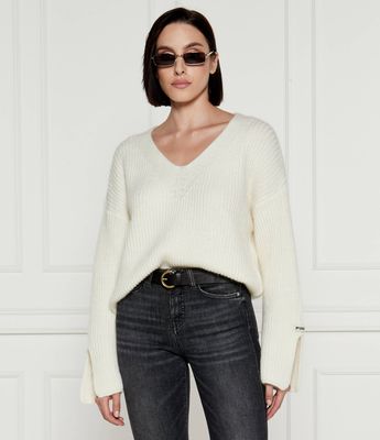 Sweter damski Pinko ze sklepu: Gomez Fashion Store w kategorii: Swetry damskie - zdjęcie 874714-BD9-10338_PI245W000091542