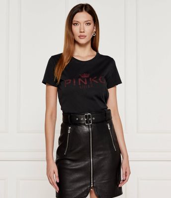 Bluzka damska na wiosnę Pinko ze sklepu: Gomez Fashion Store w kategorii: Bluzki damskie - zdjęcie 874714-BD9-10338_PI245W000112579