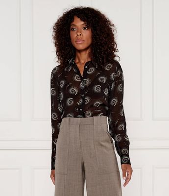 Koszula damska jesienna Pinko ze sklepu: Gomez Fashion Store w kategorii: Koszule damskie - zdjęcie 874714-BD9-10338_PI245W000113262