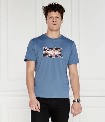 T-shirt męski młodzieżowy Pepe Jeans London ze sklepu: Gomez Fashion Store w kategorii: T-shirty męskie - zdjęcie 874714-BD9-10338_PJ244M000004553