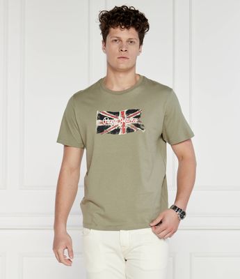 T-shirt męski na wiosnę Pepe Jeans London ze sklepu: Gomez Fashion Store w kategorii: T-shirty męskie - zdjęcie 874714-BD9-10338_PJ244M000004701