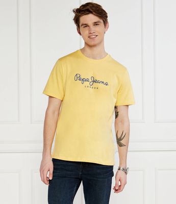 T-shirt męski na wiosnę w stylu młodzieżowym Pepe Jeans London ze sklepu: Gomez Fashion Store w kategorii: T-shirty męskie - zdjęcie 874714-BD9-10338_PJ244M000012062