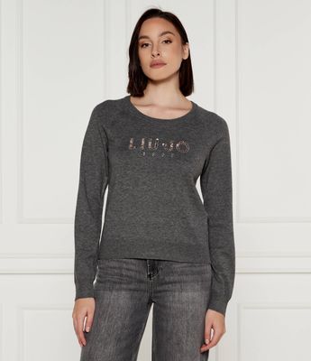Sweter damski zimowy Liu Jo Sport ze sklepu: Gomez Fashion Store w kategorii: Swetry damskie - zdjęcie 874714-BD9-10338_LS244W000084070