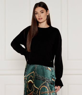 Sweter damski Liu Jo ze sklepu: Gomez Fashion Store w kategorii: Swetry damskie - zdjęcie 874714-BD9-10338_LC244W000044222