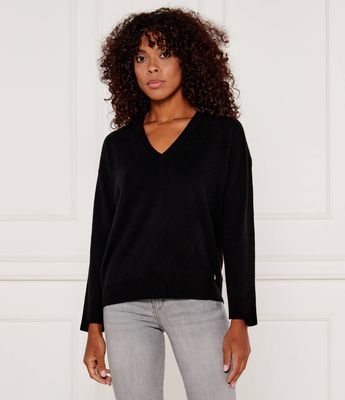 Sweter damski zimowy Liu Jo ze sklepu: Gomez Fashion Store w kategorii: Swetry damskie - zdjęcie 874714-BD9-10338_LC244W000045222
