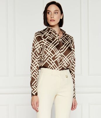 Bluzka damska casual na jesień Liu Jo ze sklepu: Gomez Fashion Store w kategorii: Bluzki damskie - zdjęcie 874714-BD9-10338_LC244W000054U18