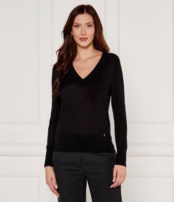 Sweter damski zimowy Liu Jo ze sklepu: Gomez Fashion Store w kategorii: Swetry damskie - zdjęcie 874714-BD9-10338_LC244W000070222