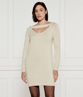 Sukienka prosta jesienna Liu Jo ze sklepu: Gomez Fashion Store w kategorii: Sukienki - zdjęcie 874714-BD9-10338_LC244W000100U79