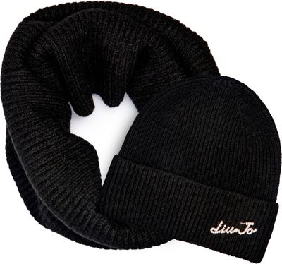 Czapka zimowa damska Liu Jo ze sklepu: Gomez Fashion Store w kategorii: Czapki zimowe damskie - zdjęcie 874714-BD9-10338_LC245W000118222