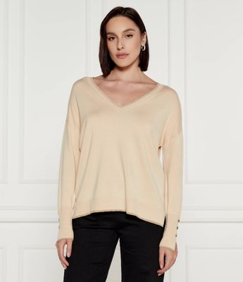 Liu Jo - Sweter damski ze sklepu: Gomez Fashion Store w kategorii: Swetry damskie - zdjęcie 874714-BD9-10338_LJ245W000009U84