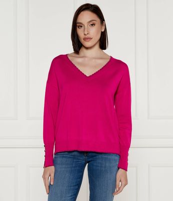 Sweter damski na zimę Liu Jo ze sklepu: Gomez Fashion Store w kategorii: Swetry damskie - zdjęcie 874714-BD9-10338_LJ245W000009U85