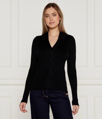 Sweter damski Liu Jo ze sklepu: Gomez Fashion Store w kategorii: Swetry damskie - zdjęcie 874714-BD9-10338_LJ245W000011222