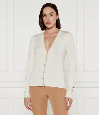 Liu Jo - Sweter damski casual ze sklepu: Gomez Fashion Store w kategorii: Swetry damskie - zdjęcie 874714-BD9-10338_LJ245W000012701