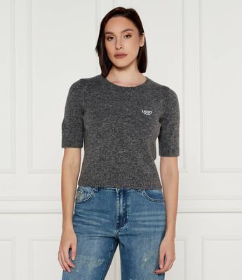 Sweter damski wiosenny Liu Jo ze sklepu: Gomez Fashion Store w kategorii: Swetry damskie - zdjęcie 874714-BD9-10338_LJ245W000053J76