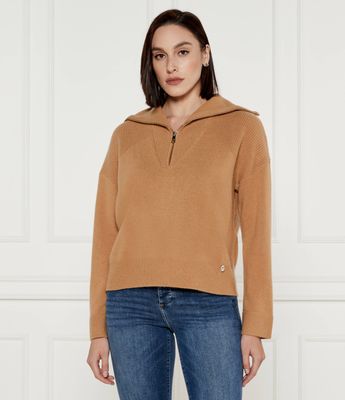 Sweter damski casual Liu Jo ze sklepu: Gomez Fashion Store w kategorii: Swetry damskie - zdjęcie 874714-BD9-10338_LJ245W000073D11