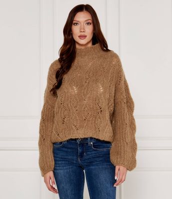 Sweter damski Liu Jo ze sklepu: Gomez Fashion Store w kategorii: Swetry damskie - zdjęcie 874714-BD9-10338_LJ245W000123M76