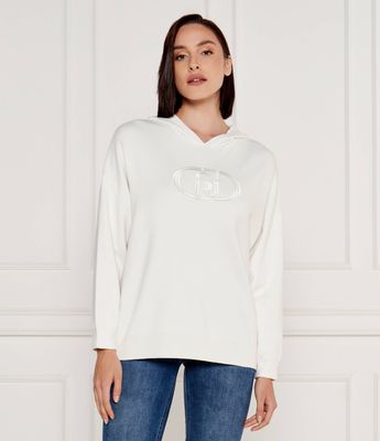 Sweter damski casual Liu Jo ze sklepu: Gomez Fashion Store w kategorii: Swetry damskie - zdjęcie 874714-BD9-10338_LJ245W000104001