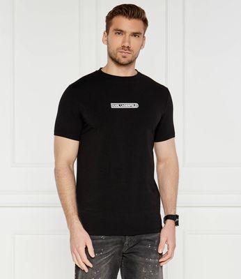 T-shirt męski casual Karl Lagerfeld ze sklepu: Gomez Fashion Store w kategorii: T-shirty męskie - zdjęcie 874714-BD9-10338_KL244M000048990