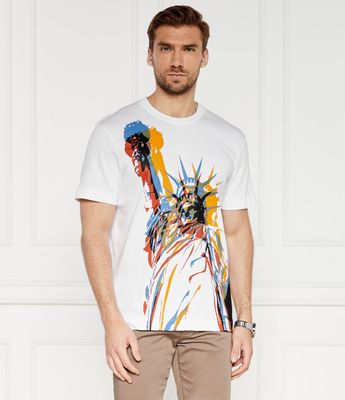 T-shirt męski Joop! Jeans ze sklepu: Gomez Fashion Store w kategorii: T-shirty męskie - zdjęcie 874714-BD9-10338_JJ244M000014100