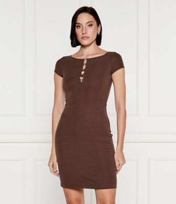 Sukienka casualowa Guess ze sklepu: Gomez Fashion Store w kategorii: Sukienki - zdjęcie 874714-BD9-10338_GJ244W000005I17