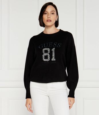 Sweter damski Guess ze sklepu: Gomez Fashion Store w kategorii: Swetry damskie - zdjęcie 874714-BD9-10338_GJ244W000014058