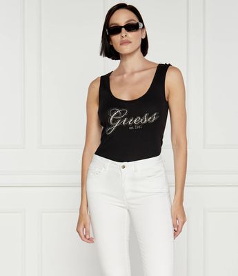 Bluzka damska w stylu młodzieżowym Guess ze sklepu: Gomez Fashion Store w kategorii: Bluzki damskie - zdjęcie 874714-BD9-10338_GJ244W000043058