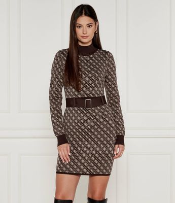 Sukienka Guess ze sklepu: Gomez Fashion Store w kategorii: Sukienki - zdjęcie 874714-BD9-10338_GJ245W000012Q35