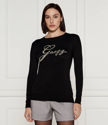 Sweter damski Guess ze sklepu: Gomez Fashion Store w kategorii: Swetry damskie - zdjęcie 874714-BD9-10338_GJ245W000022058