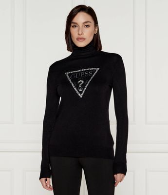 Sweter damski zimowy Guess ze sklepu: Gomez Fashion Store w kategorii: Swetry damskie - zdjęcie 874714-BD9-10338_GJ245W000024058
