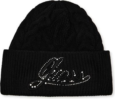 Czapka zimowa damska Guess ze sklepu: Gomez Fashion Store w kategorii: Czapki zimowe damskie - zdjęcie 874714-BD9-10338_GJ245W000025058