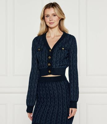 Sweter damski casual Guess ze sklepu: Gomez Fashion Store w kategorii: Swetry damskie - zdjęcie 874714-BD9-10338_GJ245W000049Q63