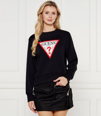 Bluza damska casual na jesień Guess ze sklepu: Gomez Fashion Store w kategorii: Bluzy damskie - zdjęcie 874714-BD9-10338_GJ245W000055058