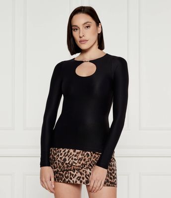 Bluzka damska na jesień Guess ze sklepu: Gomez Fashion Store w kategorii: Bluzki damskie - zdjęcie 874714-BD9-10338_GJ245W000078058