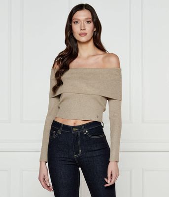 Sweter damski na zimę Guess ze sklepu: Gomez Fashion Store w kategorii: Swetry damskie - zdjęcie 874714-BD9-10338_GJ245W000081Q51