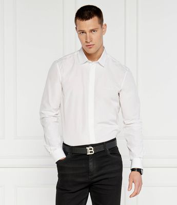 Koszula męska na wiosnę BALMAIN ze sklepu: Gomez Fashion Store w kategorii: Koszule męskie - zdjęcie 874714-BD9-10338_BA244M000006017