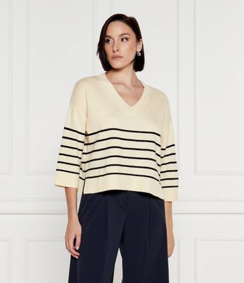 Sweter damski casual na zimę Weekend MaxMara ze sklepu: Gomez Fashion Store w kategorii: Swetry damskie - zdjęcie 874714-BD9-10338_MW244W000028007