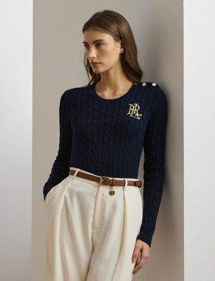Sweter damski na zimę LAUREN RALPH LAUREN ze sklepu: Gomez Fashion Store w kategorii: Swetry damskie - zdjęcie 874714-BD9-10338_RL244W000022AL9