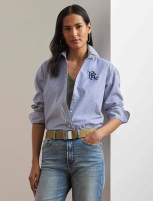 Koszula damska na lato LAUREN RALPH LAUREN ze sklepu: Gomez Fashion Store w kategorii: Koszule damskie - zdjęcie 874714-BD9-10338_RL244W000024K50