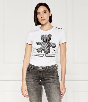 Bluzka damska młodzieżowa Philipp Plein ze sklepu: Gomez Fashion Store w kategorii: Bluzki damskie - zdjęcie 874714-BD9-10338_PN244W000004001