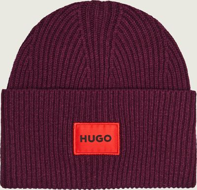 HUGO - Czapka zimowa damska ze sklepu: Gomez Fashion Store w kategorii: Czapki zimowe damskie - zdjęcie 874714-BD9-10338_BU245W000006510