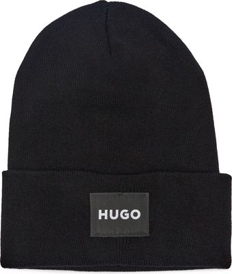Czapka zimowa damska HUGO ze sklepu: Gomez Fashion Store w kategorii: Czapki zimowe damskie - zdjęcie 874714-BD9-10338_BU245W000008001