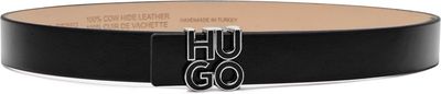 Pasek HUGO ze sklepu: Gomez Fashion Store w kategorii: Paski damskie - zdjęcie 874714-BD9-10338_BU245W000014001