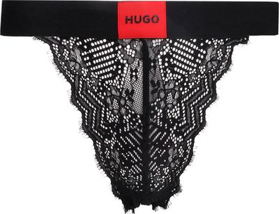 Hugo Bodywear - Majtki damskie eleganckie koronkowe ze sklepu: Gomez Fashion Store w kategorii: Majtki damskie - zdjęcie 874714-BD9-10338_BZ245W000006002