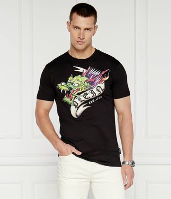 T-shirt męski Philipp Plein ze sklepu: Gomez Fashion Store w kategorii: T-shirty męskie - zdjęcie 874714-BD9-10338_PN244M000012002