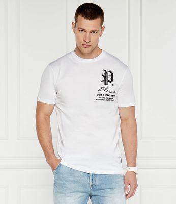Philipp Plein - T-shirt męski ze sklepu: Gomez Fashion Store w kategorii: T-shirty męskie - zdjęcie 874714-BD9-10338_PN244M000026001